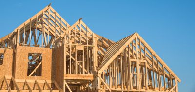 Gambrel Roof Framing - Jem Pole Barn Clarkston, Michigan
