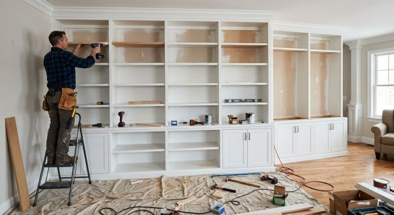 Custom Shelving Installation in Winston Salem, NC