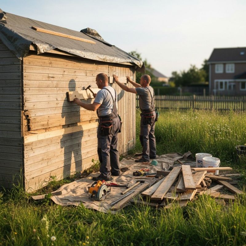 Storage Shed Repair in Olathe, KS